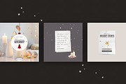 Christmas Instagram Pack - PSD/Canva, a Social Media Template by Imagination Area (Thumbnail 7 of 7)