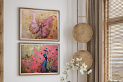 Golden Dreams – Surreal Floral & Abs, a Decorative Illustration by O m N i  Studio (Thumbnail 6 of 16)