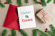 Eggnog is a handwritten font, a Handwritten Font by Brown Cupple (Thumbnail 6 of 9)
