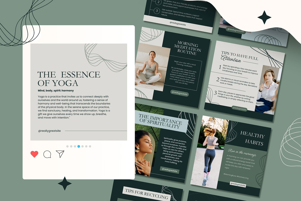 100 Natural Canva Templates, a Templates & Theme by TemplateCastleStore (Photo 8 of 9)