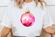 Chic Neon Pink Christmas Clipart, an Illustration by Libby Wishes (Thumbnail 4 of 7)