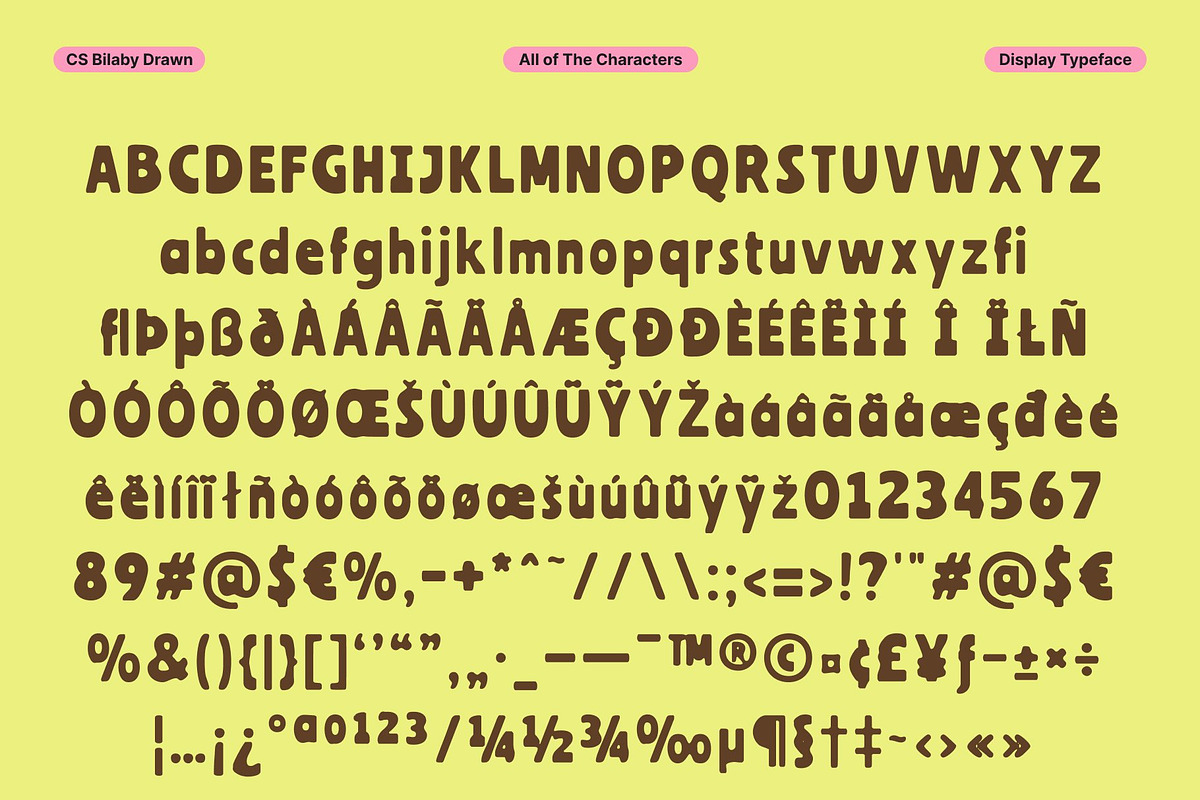CS Bilaby Drawn, a Sans Serif Font by Craft Supply Co. (Photo 8 of 8)