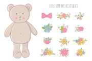 Cute teddy bear, an Illustration by BerryCaty (Thumbnail 2 of 9)