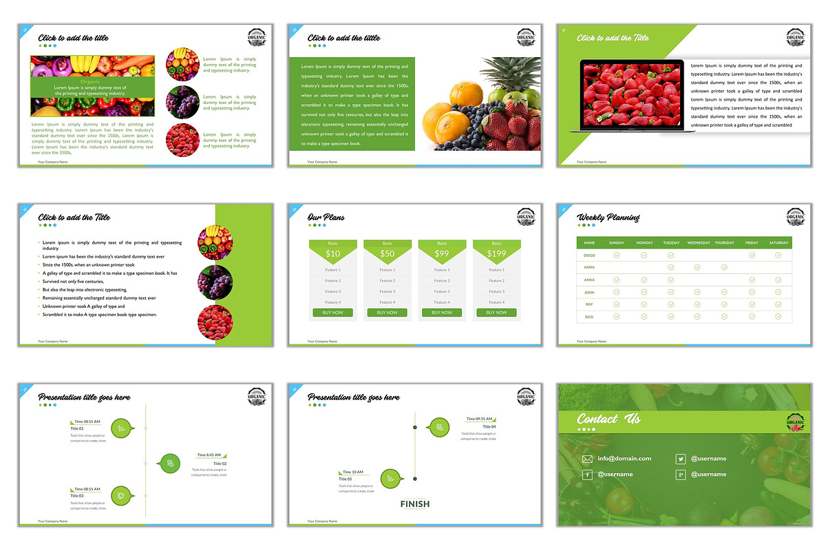 [PPTX] Food PowerPoint Presentation, a Presentation Template by litoondev (Photo 24 of 27)