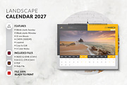 Landscape A3 Calendar 2027, a Stationery Template by MstArtwork (Thumbnail 5 of 8)