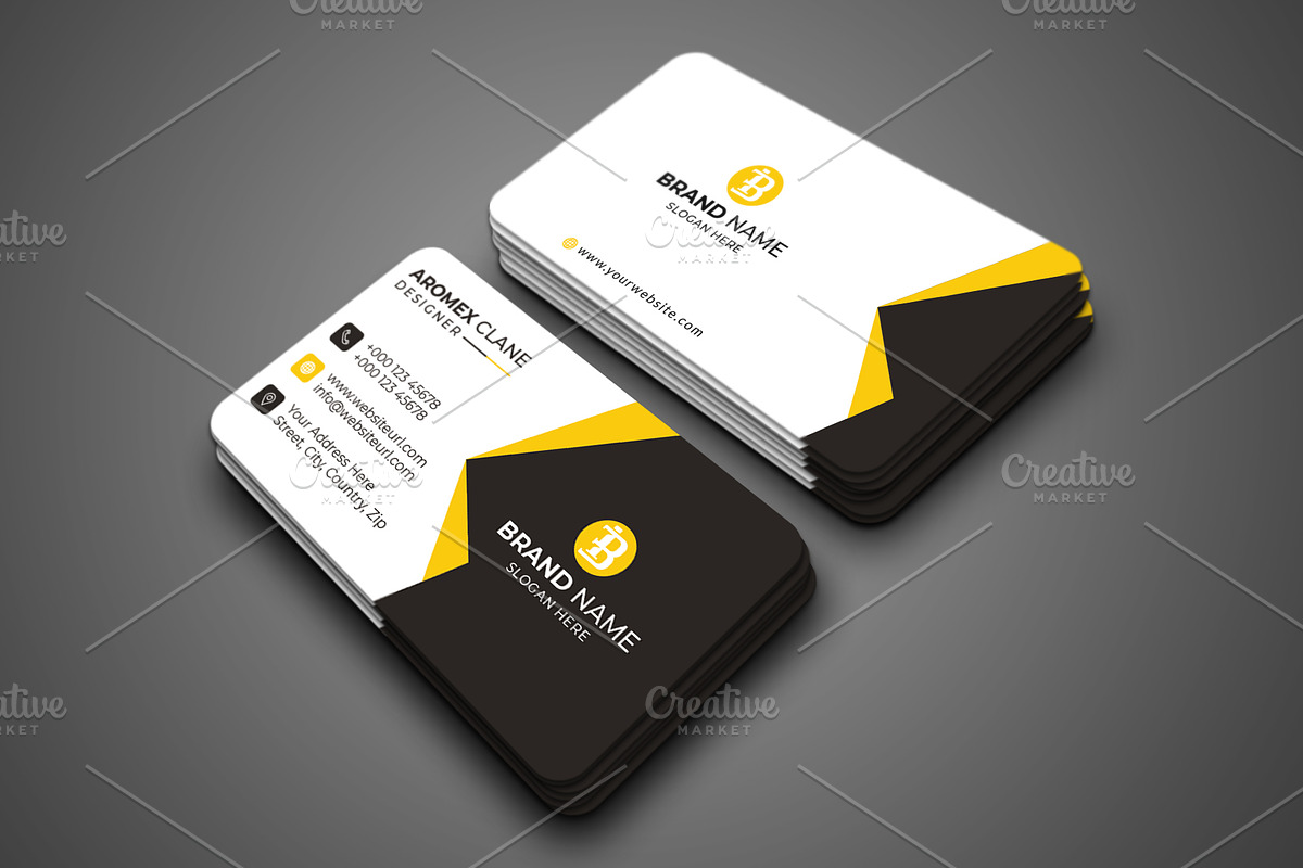 Corporate Business card Template, a Business Card Template by saifulbranding (Photo 4 of 4)