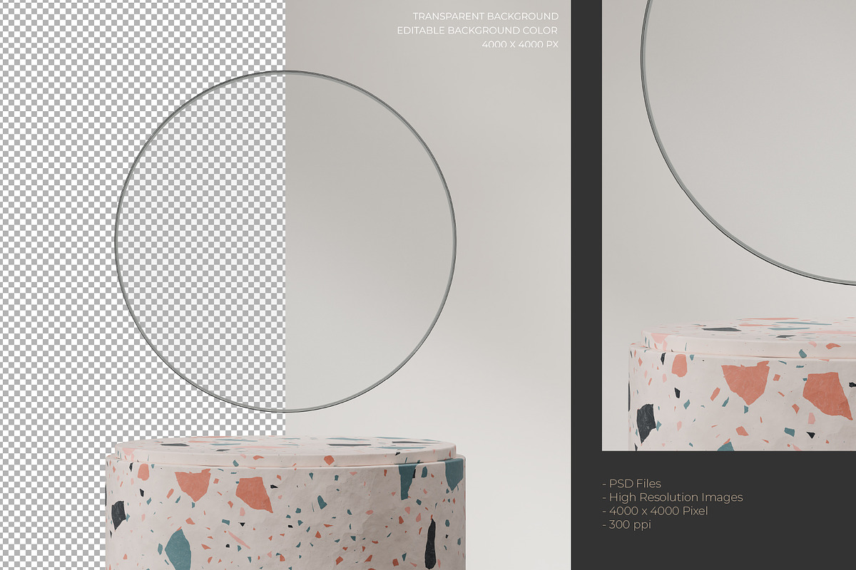 5 Podium with Transparent Background, a Background Graphic by faustudio (Photo 6 of 7)