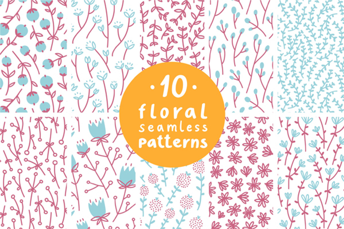 Floral Patterns Set 2