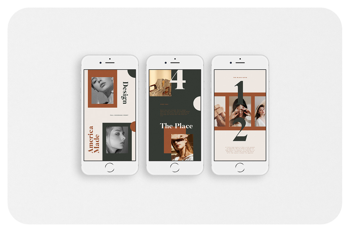 FRENCH Instagram Stories, a Social Media Template by Aprilea (Photo 3 of 7)