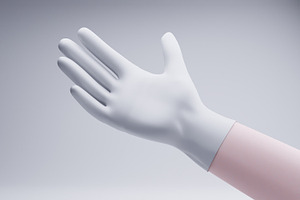 10 Bundle 3D Render Medical Gloves