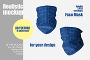 Bundle 3 psd face masks mockups, a Mask Mockup by Radmila (Thumbnail 1 of 2)