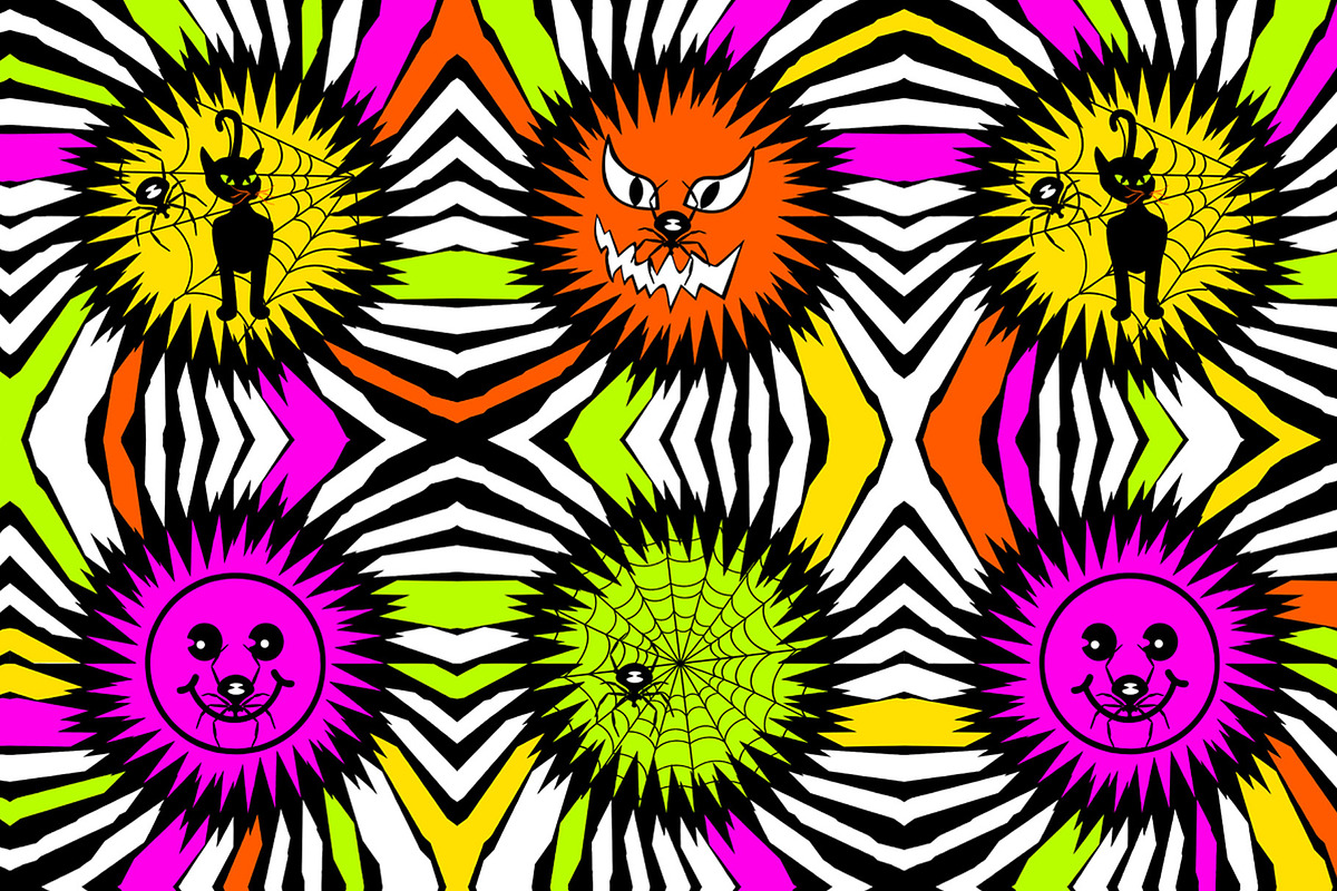 Halloween Spider Buddies Seamless Re, a Graphic by Sharon Schwalbe (Photo 2 of 2)
