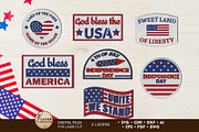 Independence Day SET Multilayer Pane, a Templates & Theme by LaserCutano (Thumbnail 1 of 8)