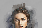 Watercolor Mixed Art Painting, an Action Add-On by Photoshop Action (Thumbnail 8 of 17)