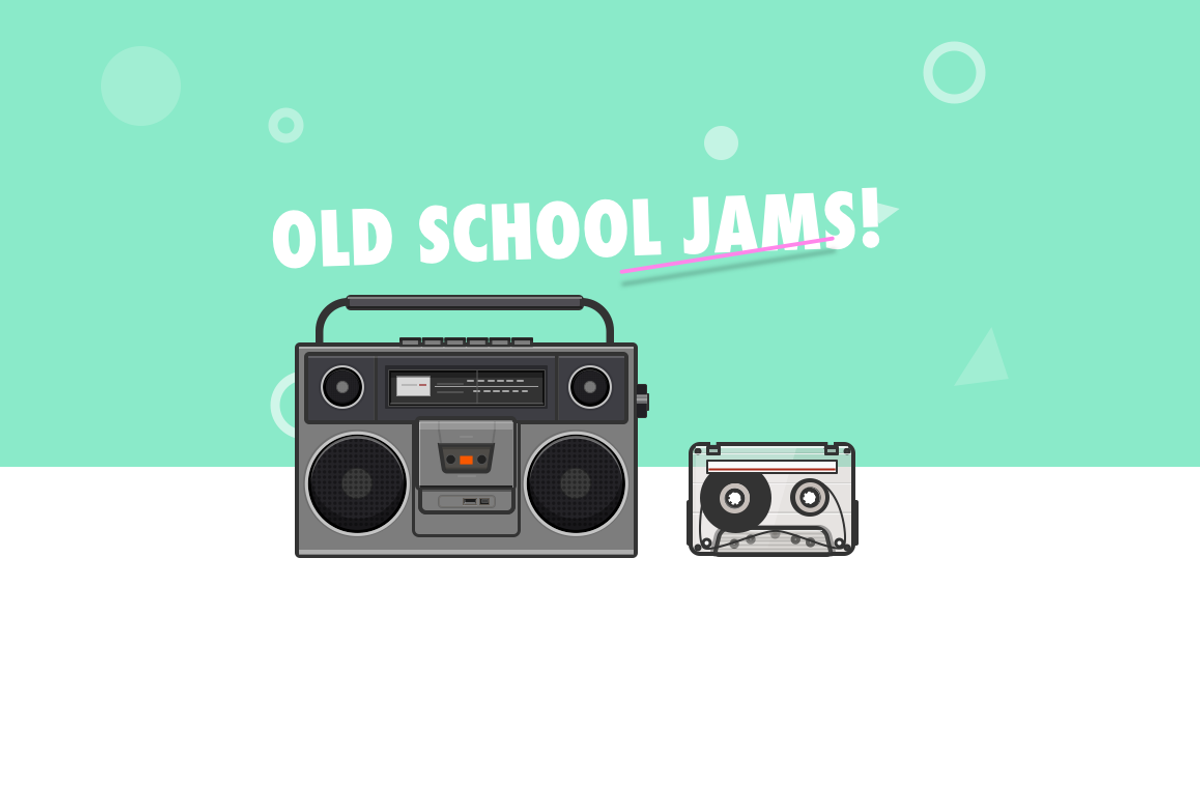 80s Retro Vector Illustration Pack, an Object Graphic by Dustin Weeres (Photo 6 of 10)