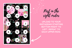 Pastel Neon Instagram Puzzle