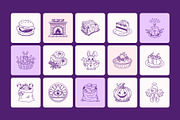 455 Celebration Doodles, an Outline Icon by Brickclay (Thumbnail 6 of 14)