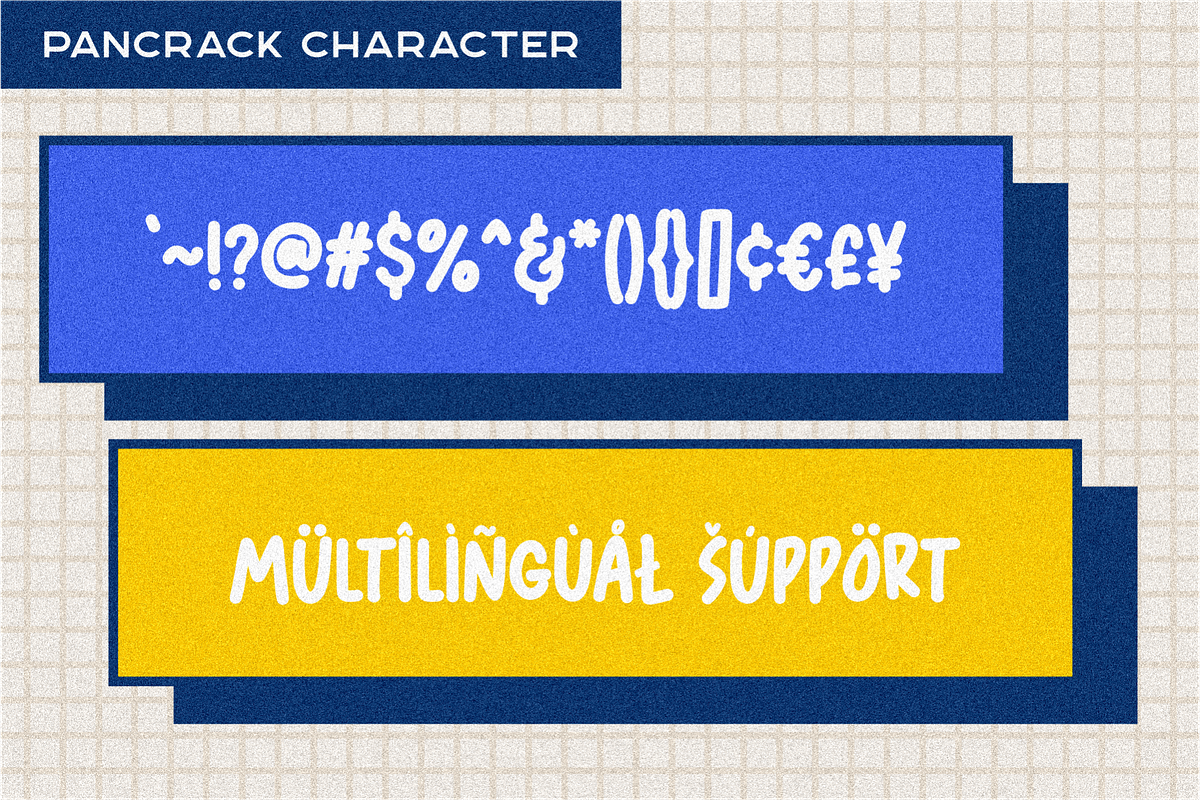 Pancrack Handwritten Playful, a Sans Serif Font by 24Design Studios (Photo 8 of 8)