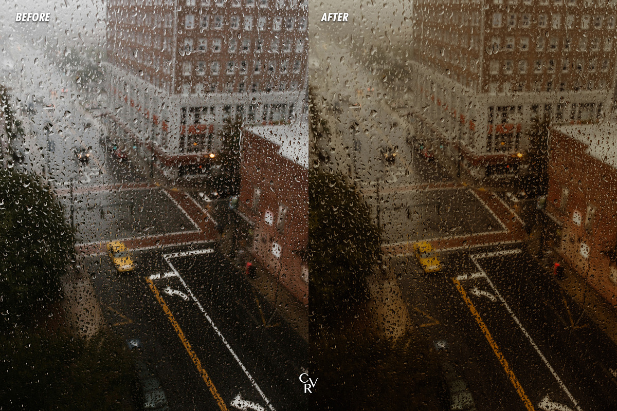 15 Rainy Lightroom Presets, a Preset Add-On by CVR Presets (Photo 7 of 8)