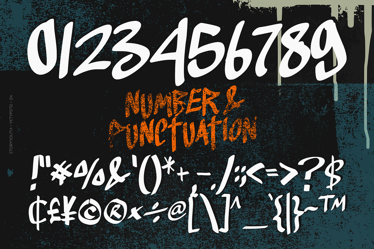 Storyyouth, a Handwritten Font by Yktypstd (Photo 6 of 7)