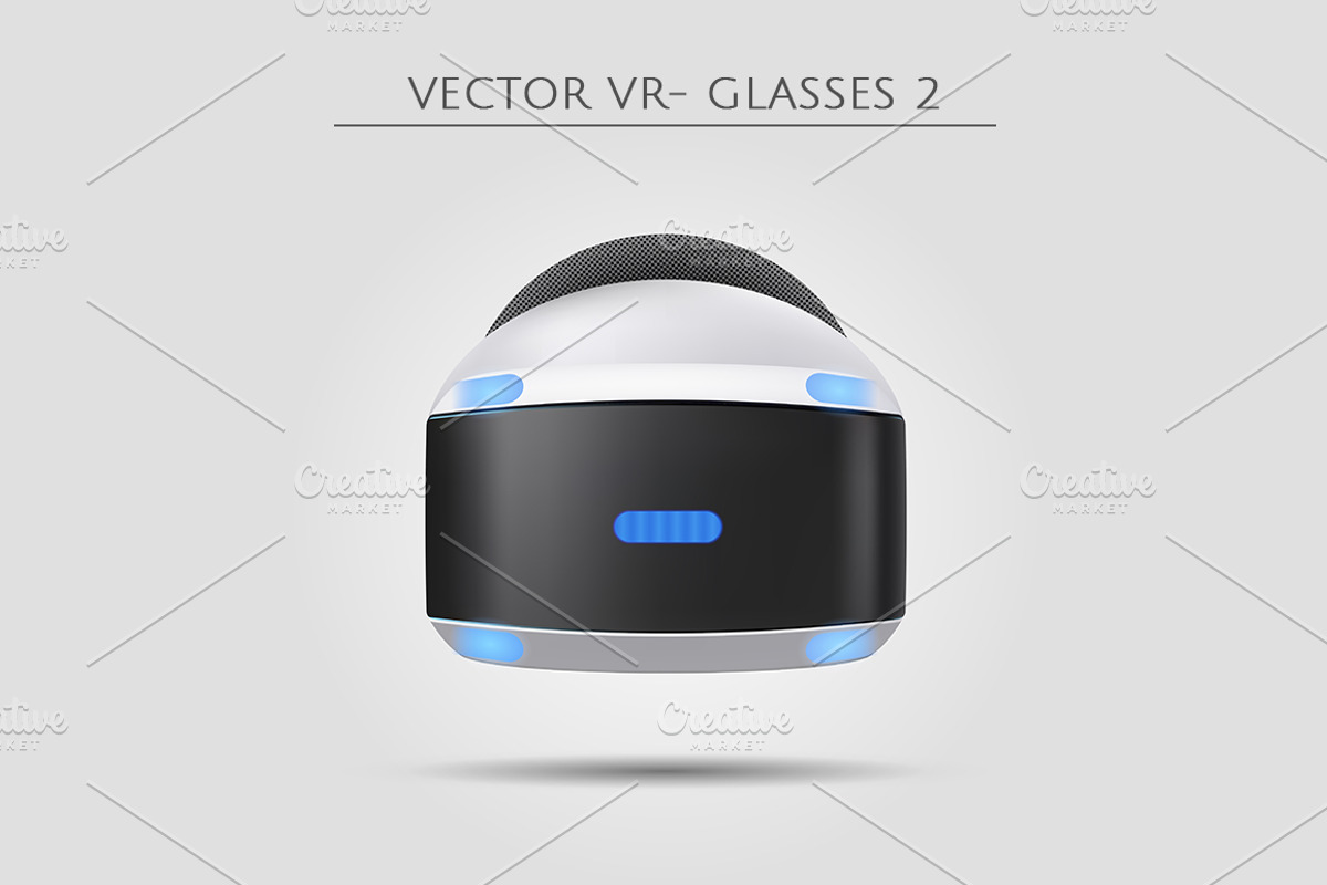 VR virtual reality glasses set, a Technology Illustration by Nikelser (Photo 3 of 9)