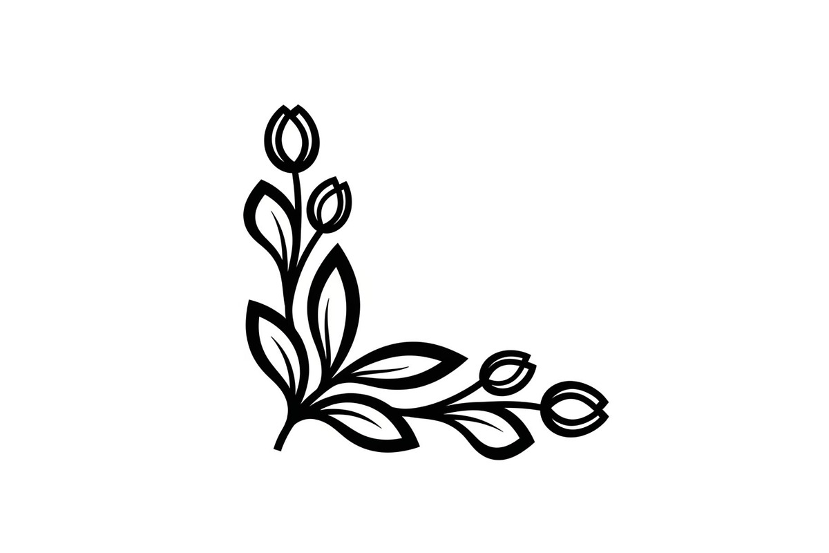Floral Corner Ornament Vector Bundle, an Illustration by Designs_River (Photo 8 of 51)