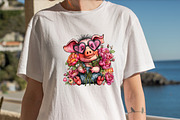 Quirky Valentine Pig Clipart Bundle, an Illustration by SVGArt (Thumbnail 5 of 7)