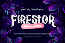Firestor Flaming Business Font