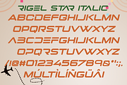 Rigel Star - Futuristic Font, a Sans Serif Font by 177Studio (Thumbnail 6 of 6)