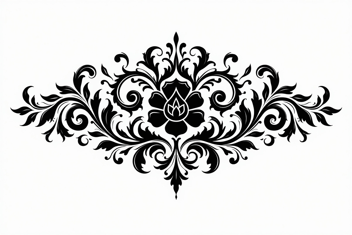 Vintage Flower Silhouette Pack, an Illustration by musafir_fashion (Photo 21 of 21)