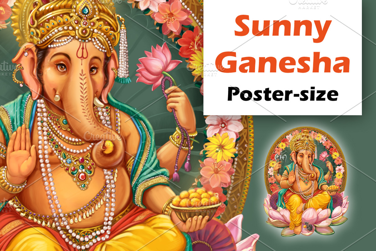Ganesha, an Illustration by Adamskyistudio (Photo 1 of 2)