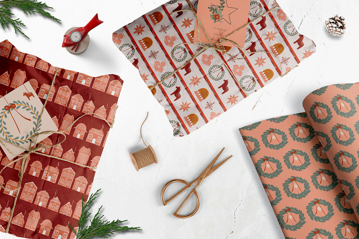 Boho Christmas, warm & cozy, a Seasonal Illustration by Mio Buono (Photo 11 of 17)