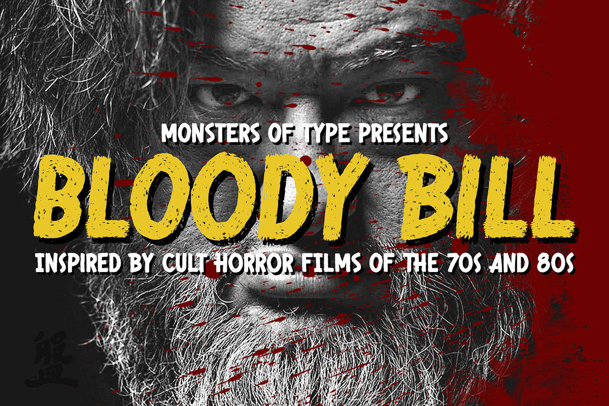 Bloody Bill Typeface