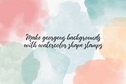 244 Watercolor Brushes For Procreate, a Brush Add-On by PeDe Designs (Thumbnail 10 of 14)