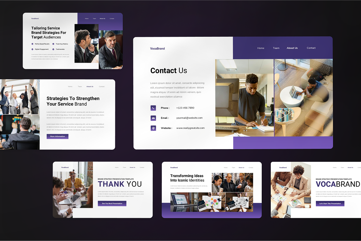 Brand Strategy Presentation Keynote, a Presentation Template by SquidPixey (Photo 6 of 7)