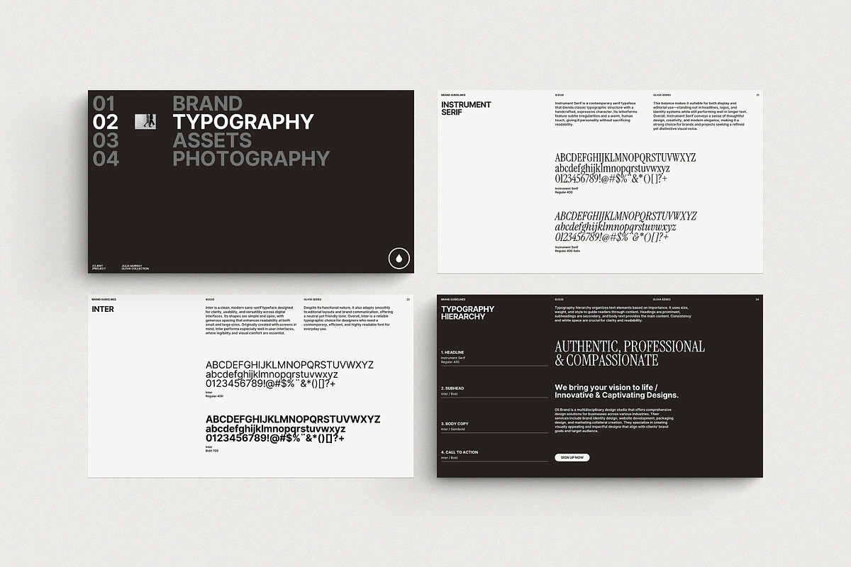 OLI / Brand Guidelines, a Presentation Template by Wildnun Studio (Photo 9 of 20)