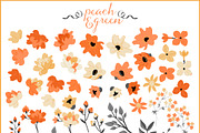 Halloween Flowers, Leaves, & Wreaths, a Decorative Illustration by Kelly Jane Creative (Thumbnail 2 of 3)