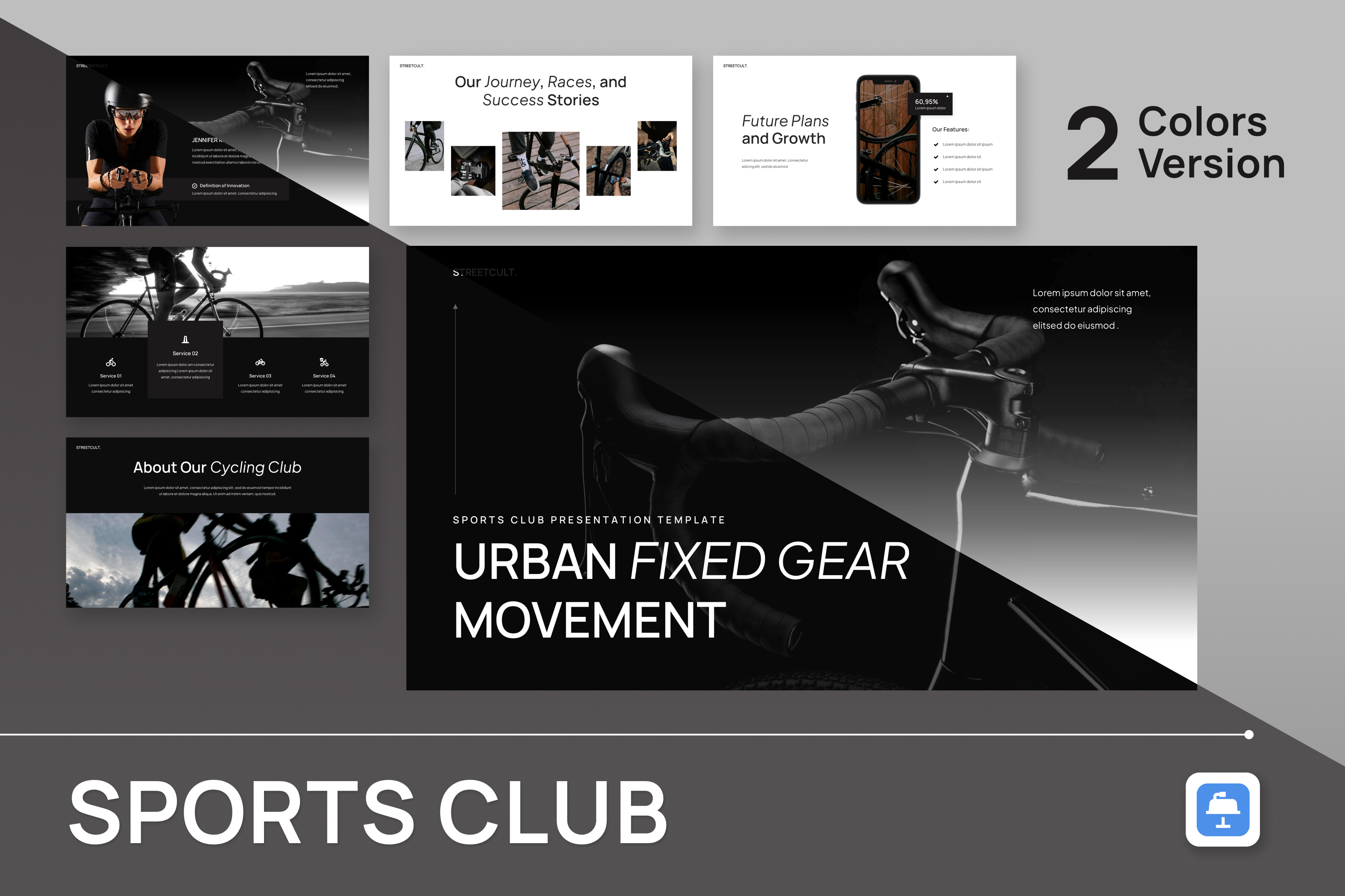 Sports Club Keynote, a Presentation Template by Antstheme