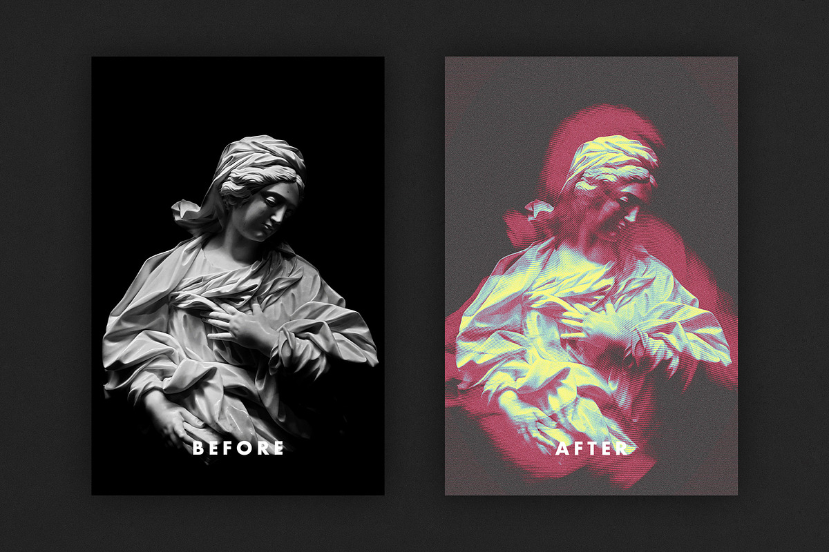 Lost Signal Effect for Posters, a Layer Style Add-On by Design Squad (Photo 2 of 2)