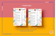 Natural Tropical Leaves Resume Canva, a Resume Template by Millusti (Thumbnail 4 of 9)