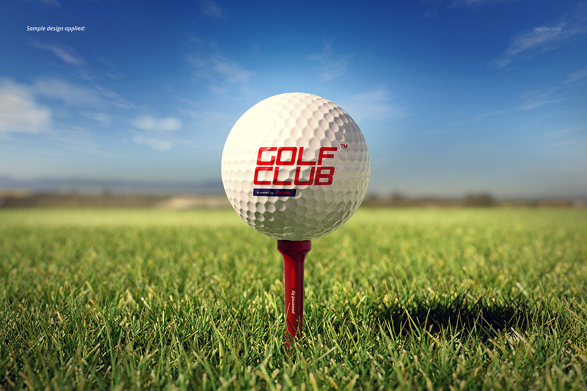 Golf Ball & Accessories Mockup Set, a Merchandise Mockup by creatsy5 (Photo 11 of 17)