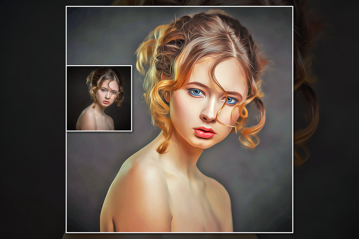 Realistic Oil Painting, an Action Add-On by U_Design (Photo 2 of 11)