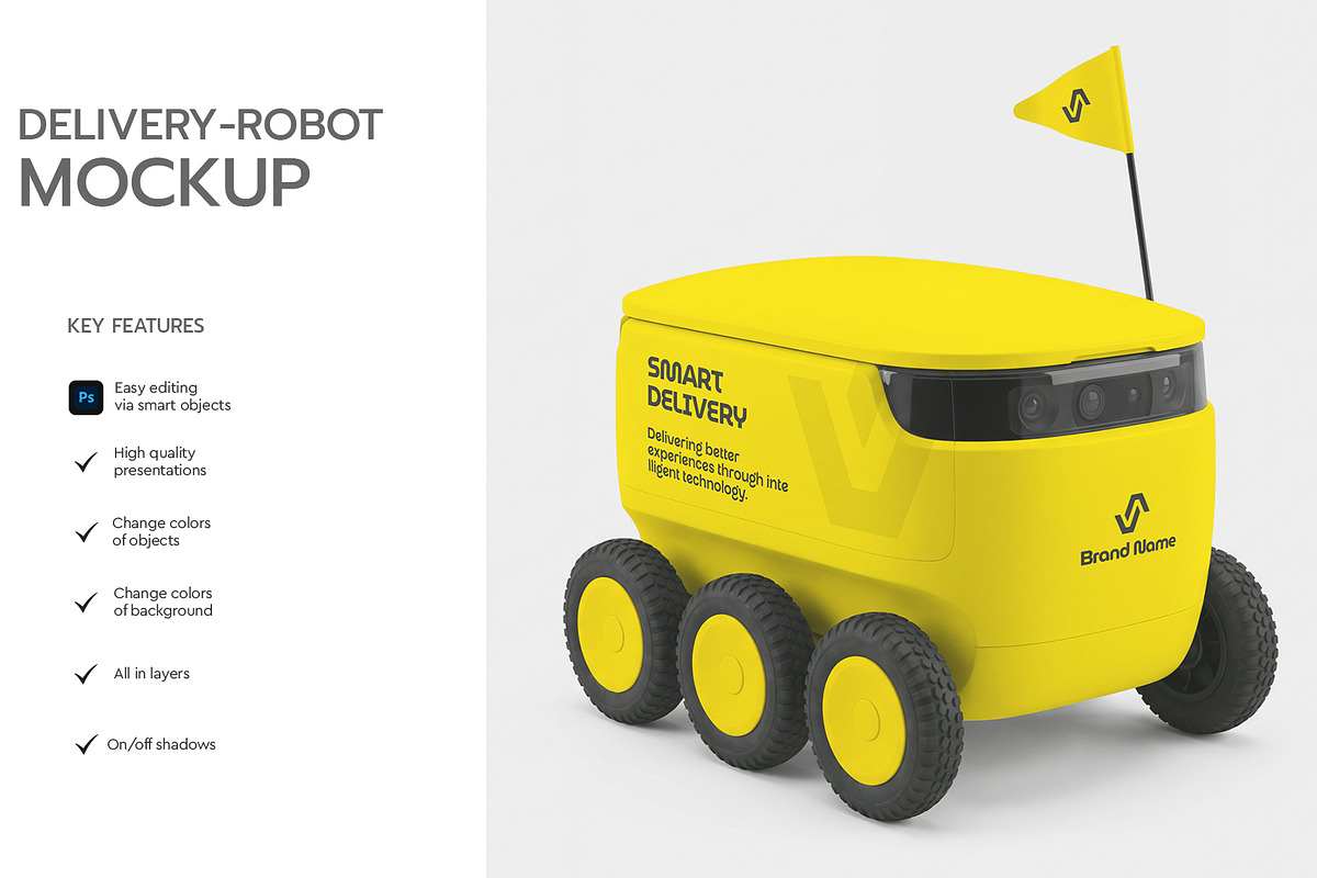 Smart Delivery Robot Mockup