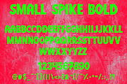 Small Spikey Font, a Font by Charlotte Breedon Design (Thumbnail 3 of 5)