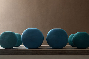 Colorful Neoprene Dumbbells on Wooden Shelf, a Sports & Recreation Photo by Davizro's Market