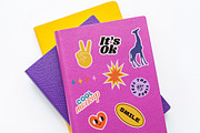 Notebook Cover Stickers Mockups, a Mockup by Luuqas Design (Thumbnail 2 of 2)