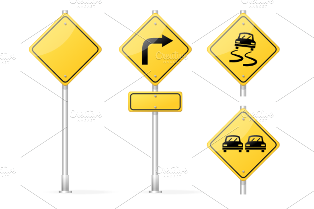 Blank Traffic Sign isolated preview 2