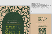 Vintage Wedding Invitation Template, an Invitation Template by lilovwishes (Thumbnail 2 of 6)