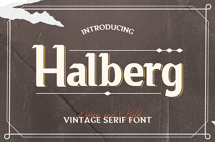 Vintage Serif Font
