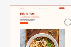 Peel Squarespace Template
